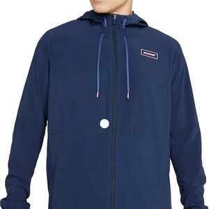 NIKE Full Zip Hoodie in Midnight Navy